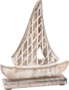 Deko Boot, Holz, 20 x 25 cm